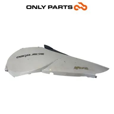 Fiancata posteriore DX Aprilia Scarabeo 300cc 2010 Bianco usato — foto reale 5