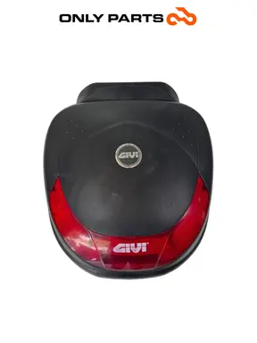 Used GIVI REAR TOP CASE HELMET BOX HONDA PCX 125CC UNIVERSAL Honda PCX 125cc 2011 Grigio — real photo 6