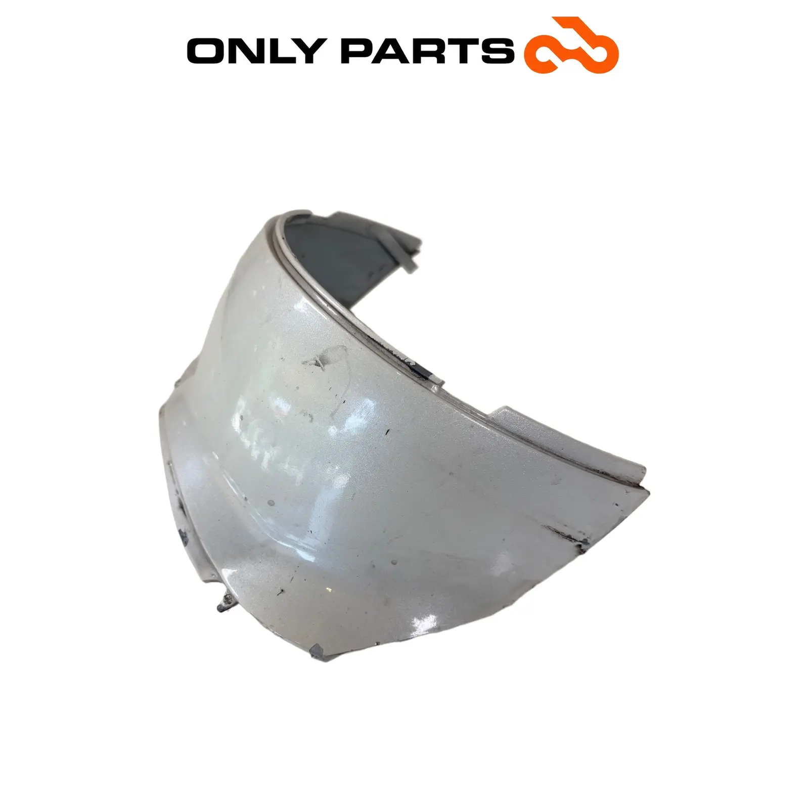 Carena frontale OEM 110083 Aprilia Scarabeo 300cc 2010 Bianco usato — foto reale 6