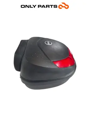 Used GIVI REAR TOP CASE HELMET BOX HONDA PCX 125CC UNIVERSAL Honda PCX 125cc 2011 Grigio — real photo 3