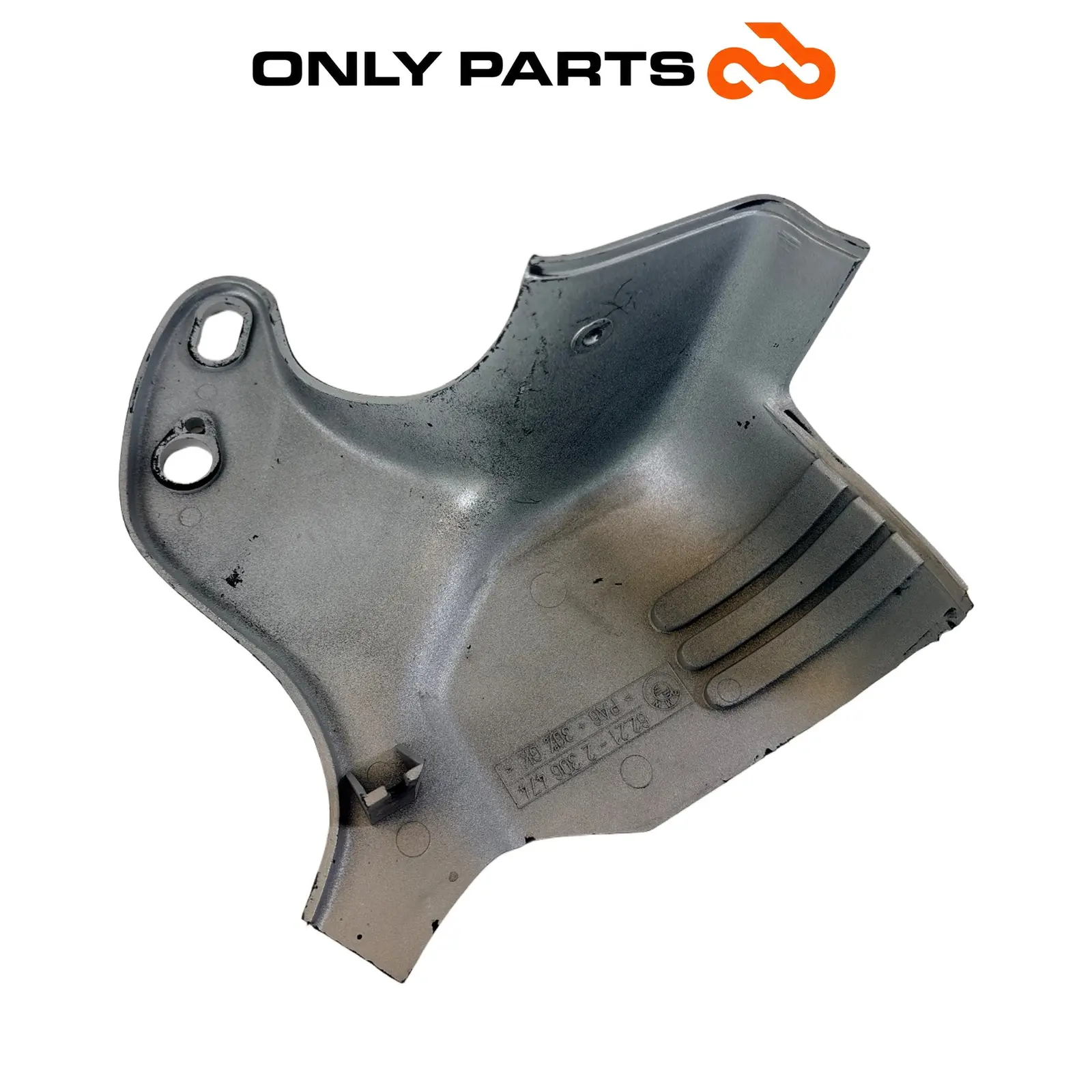 Protezione testata cilindro in plastica grigia (cylinder head cover) BMW R 850 R 1997 BMW R 850 R usato — foto reale 6