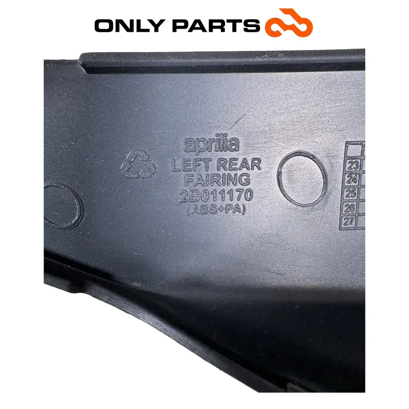 CARENA CODONE POSTERIORE SINISTRO SX 2B011170 APRILIA RS 457 2024 / TAIL FAIRING — 3
