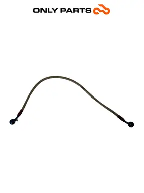TUBO FRENO TRECCIA AERONAUTICO FRENTUBO KAWASAKI Z750 2004 BRAKE LINE RACCORDI Kawasaki Z 750cc 2004 Nera usato — foto reale 3