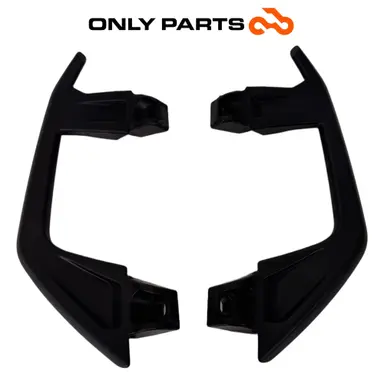 Coppia maniglie posteriori passeggero BMW C 400 X 400cc 2020 Blu usato — foto reale 1