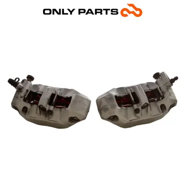 Coppia pinze freno anteriori KTM Super Duke 990cc 2006 Nero/Arancione usato — foto reale 5