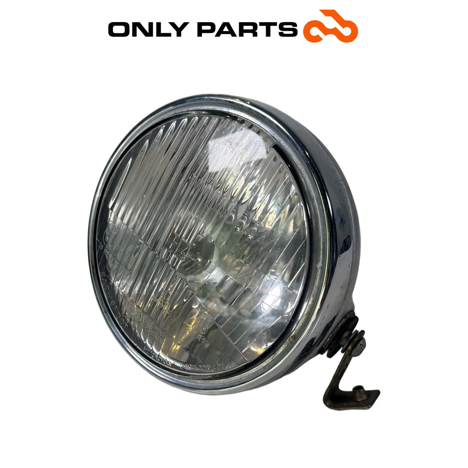 Faro anteriore tondo completo di parabola, vetro e anello cromato (headlight) BMW R 850 R 1997 BMW R 850 R usato — foto reale 2