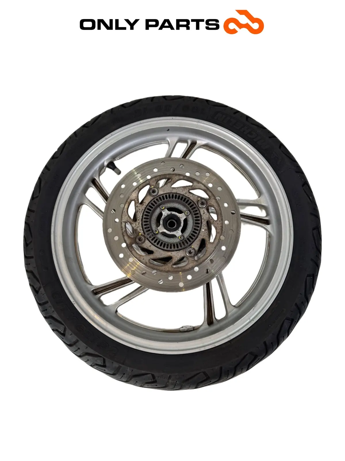 Used Complete front wheel rim / ABS disc Honda SH 150cc 2017 Nero — real photo 3