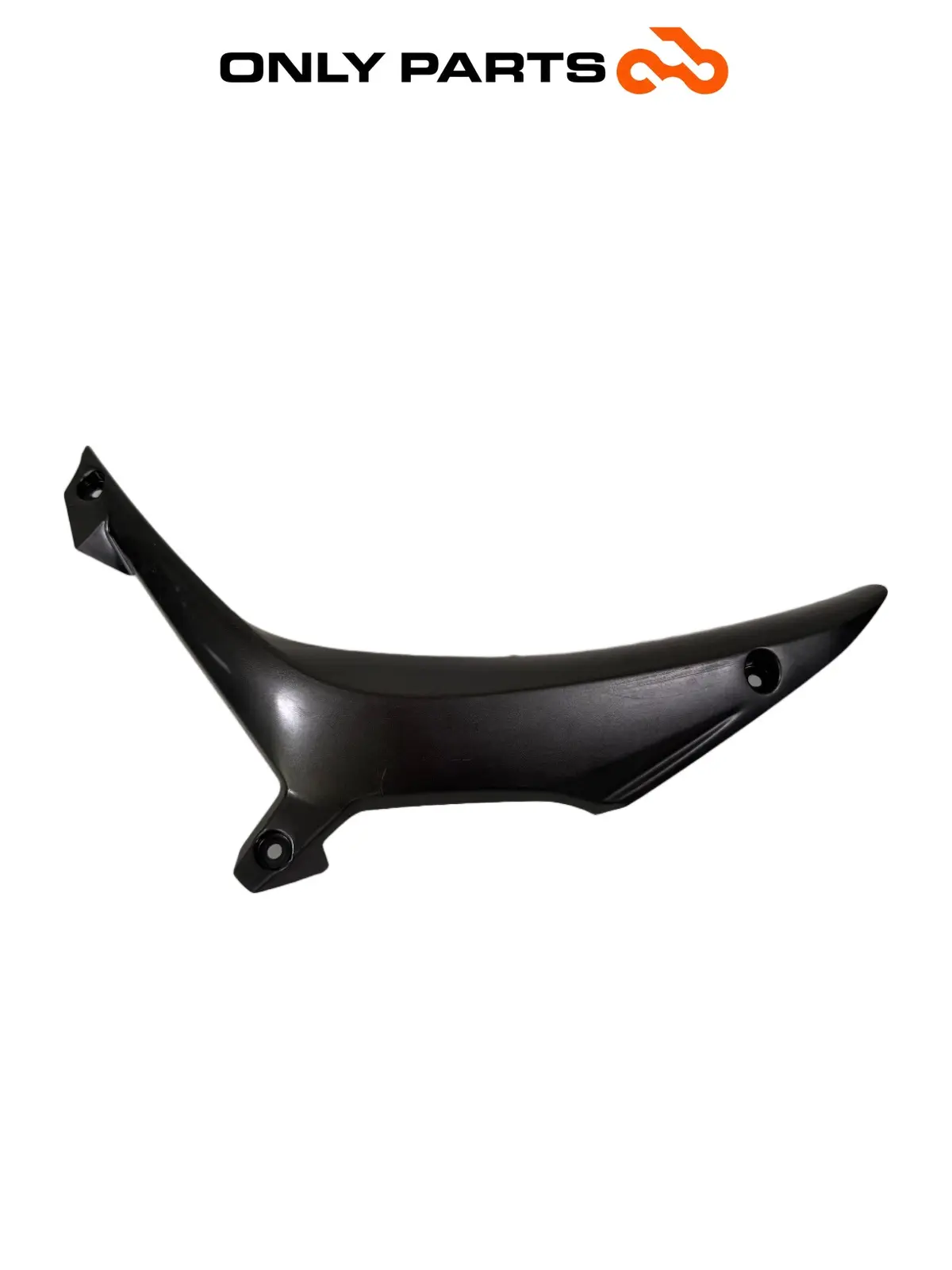 Plastica anteriore inferiore SX Quadro 350 S 2013 Nero usato — foto reale 1