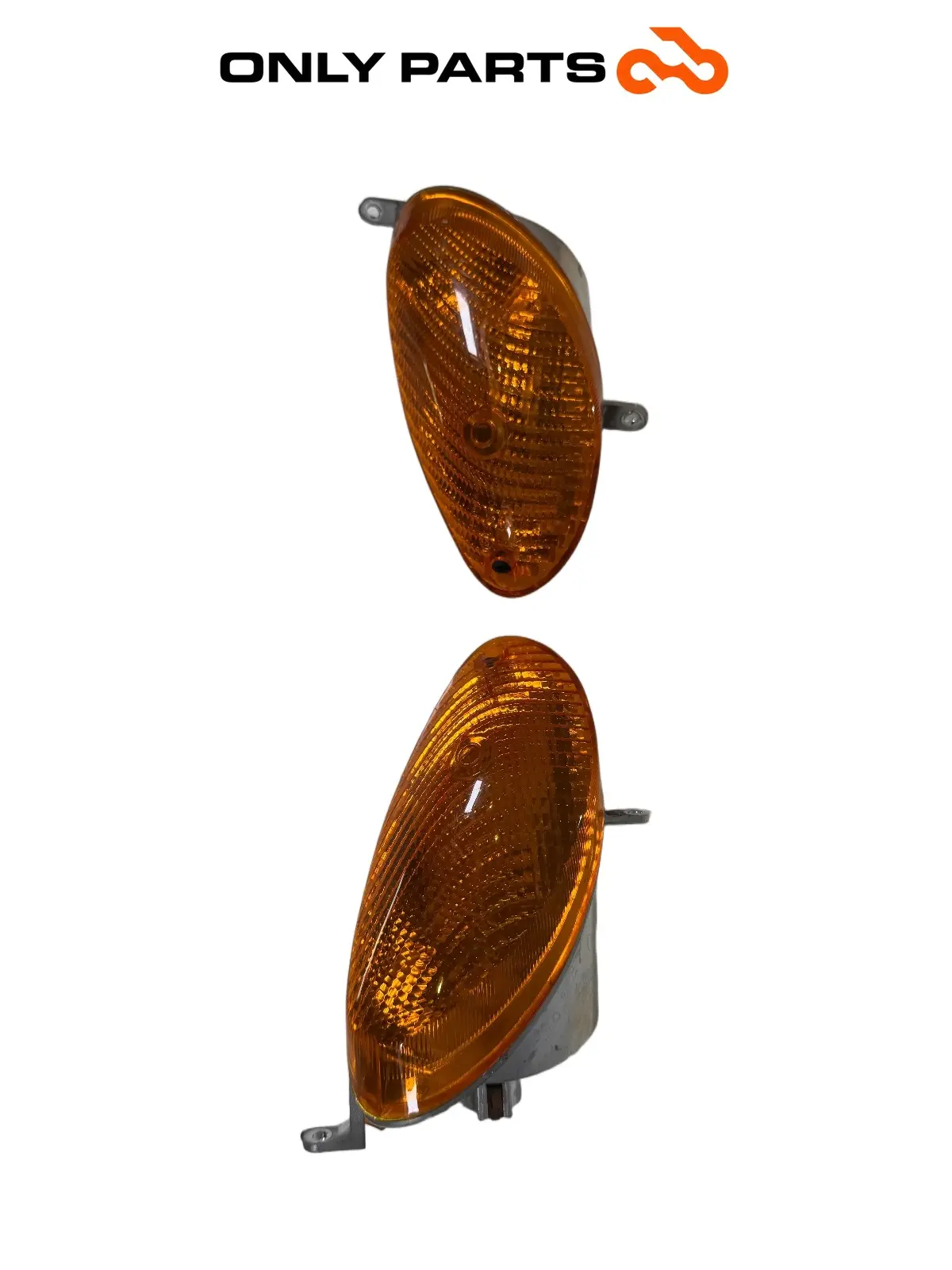 Coppia frecce anteriori Mbk Skyliner  125cc 1999 Blu usato — foto reale 4