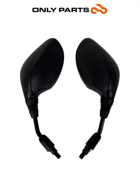 Used REAR VIEW MIRRORS PAIR RIGHT LEFT HONDA PCX 125 2011 OEM Honda PCX 125cc 2011 Grigio — real photo 2