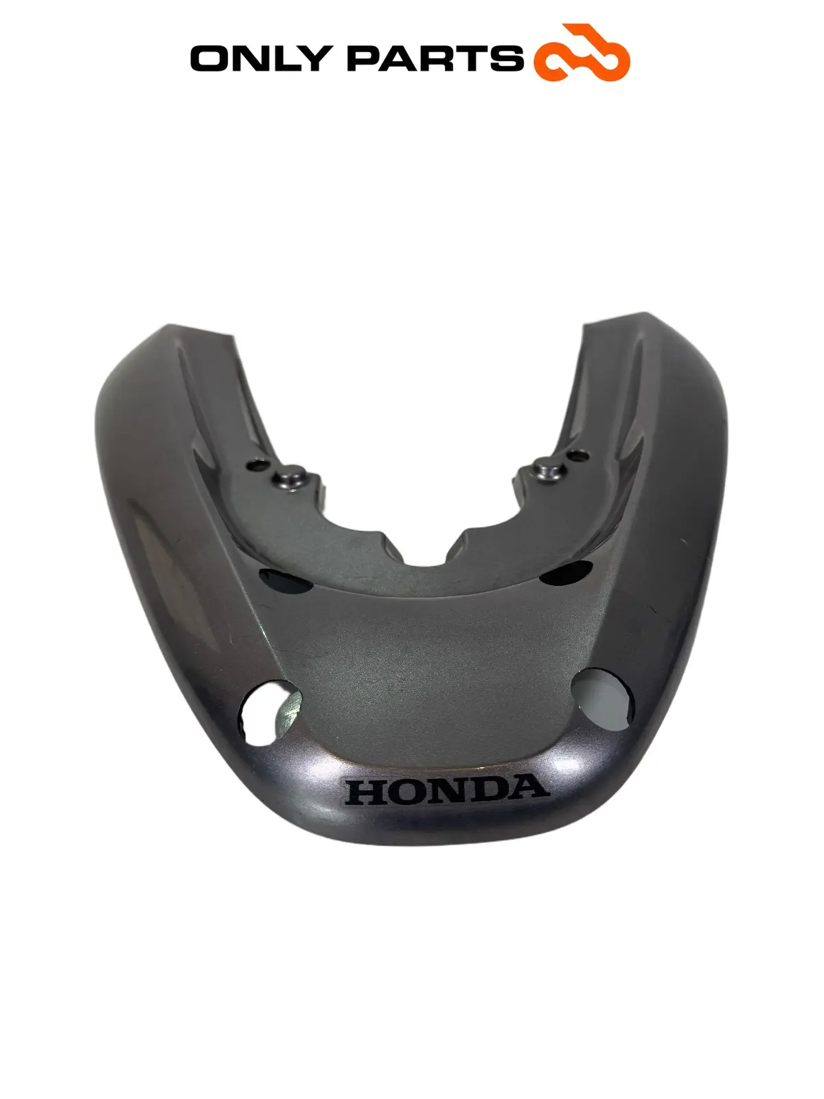 Used PASSENGER GRAB HANDLE COVER REAR SPOILER HONDA PCX 125 2011 Honda PCX 125cc 2011 Grigio — real photo 6