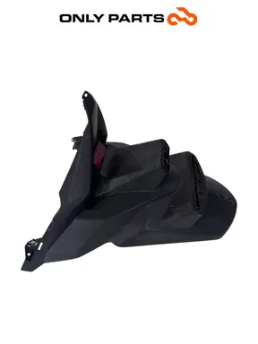 parafango posteriore / portatarga Yamaha X-max 125cc 2014 Grigio opaco usato — foto reale 4