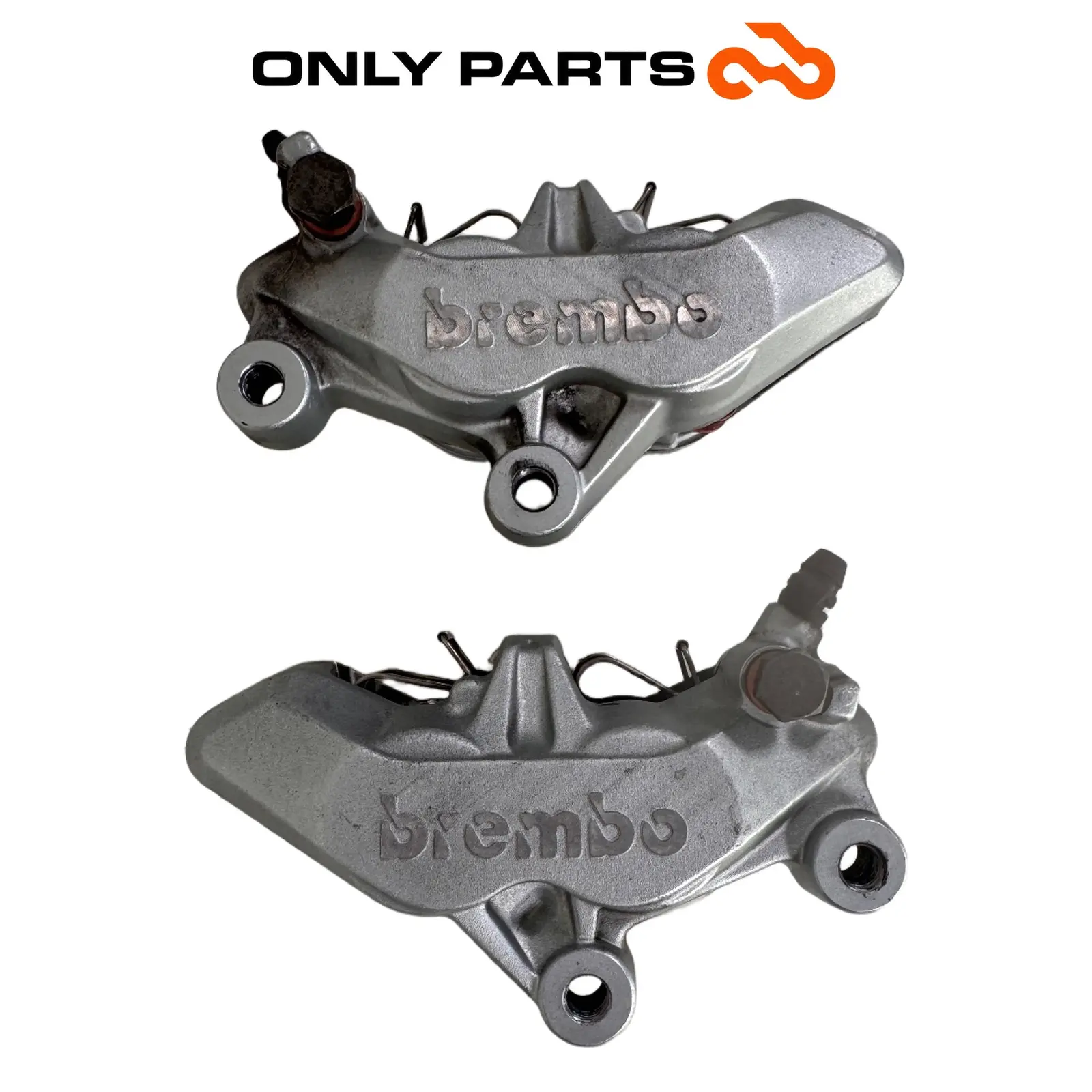 Coppia pinze freno anteriori KTM Super Duke 990cc 2006 Nero/Arancione usato — foto reale 12