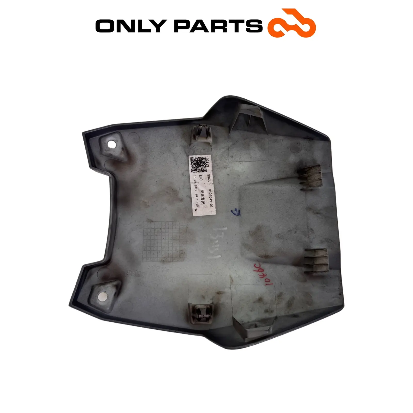 Carena coperchio batteria BMW C 400 X 400cc 2020 Blu usato — foto reale 7