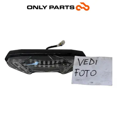 Faro fanale posteriore LED stop Yamaha Tracer 900cc 2019 Nero usato — foto reale 9