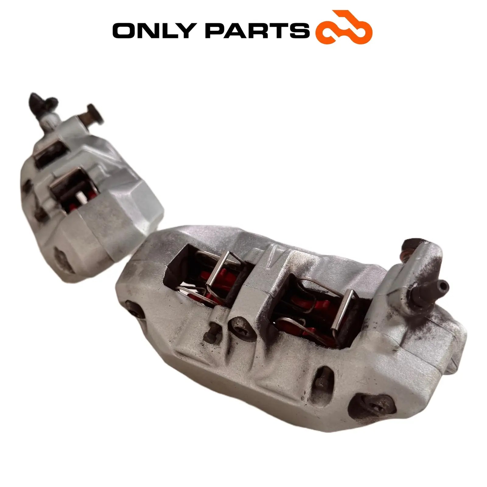 Coppia pinze freno anteriori KTM Super Duke 990cc 2006 Nero/Arancione usato — foto reale 6