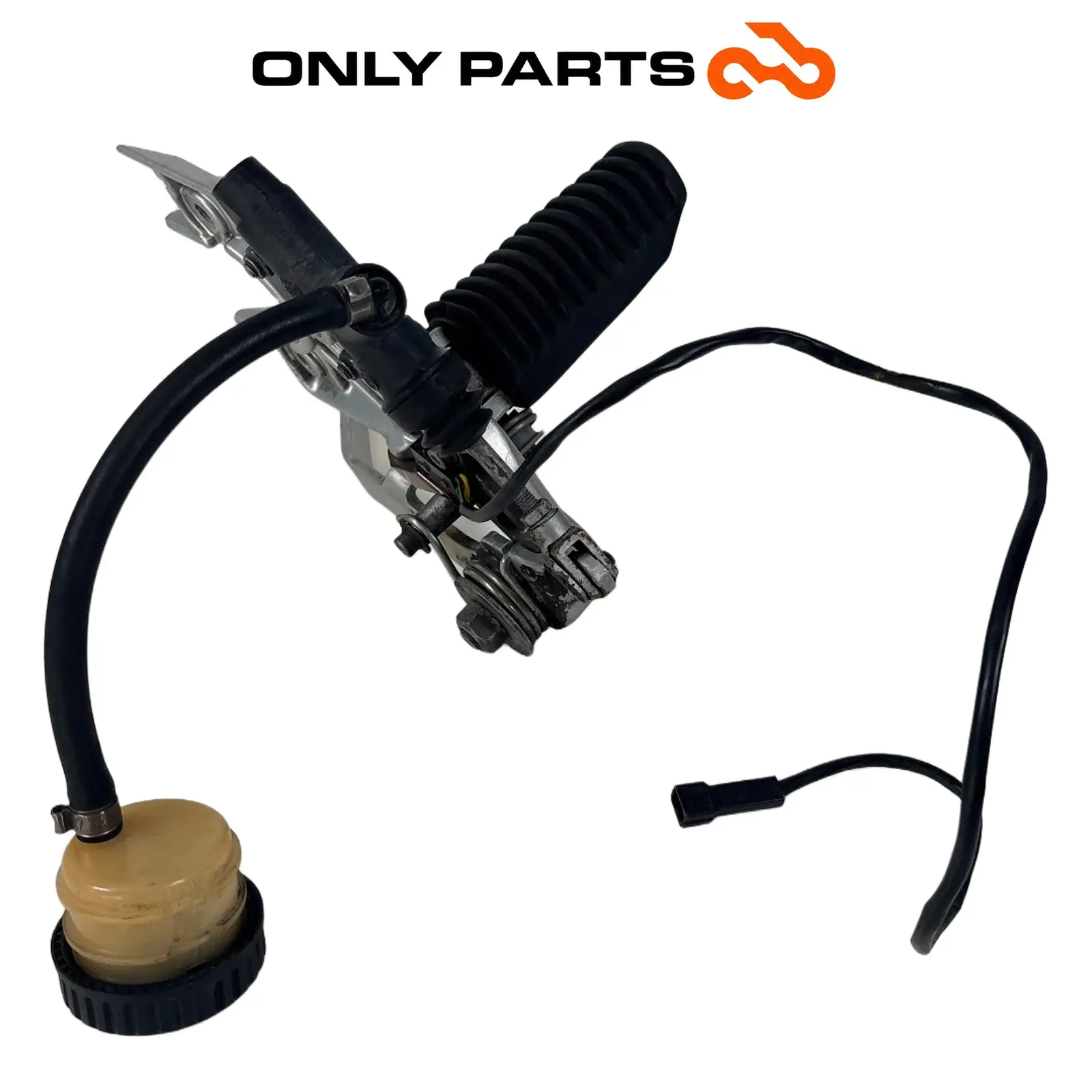 Pedana destra con pompa freno posteriore e pedale (rear master cylinder) BMW R 850 R 1997 BMW R 850 R usato — foto reale 7