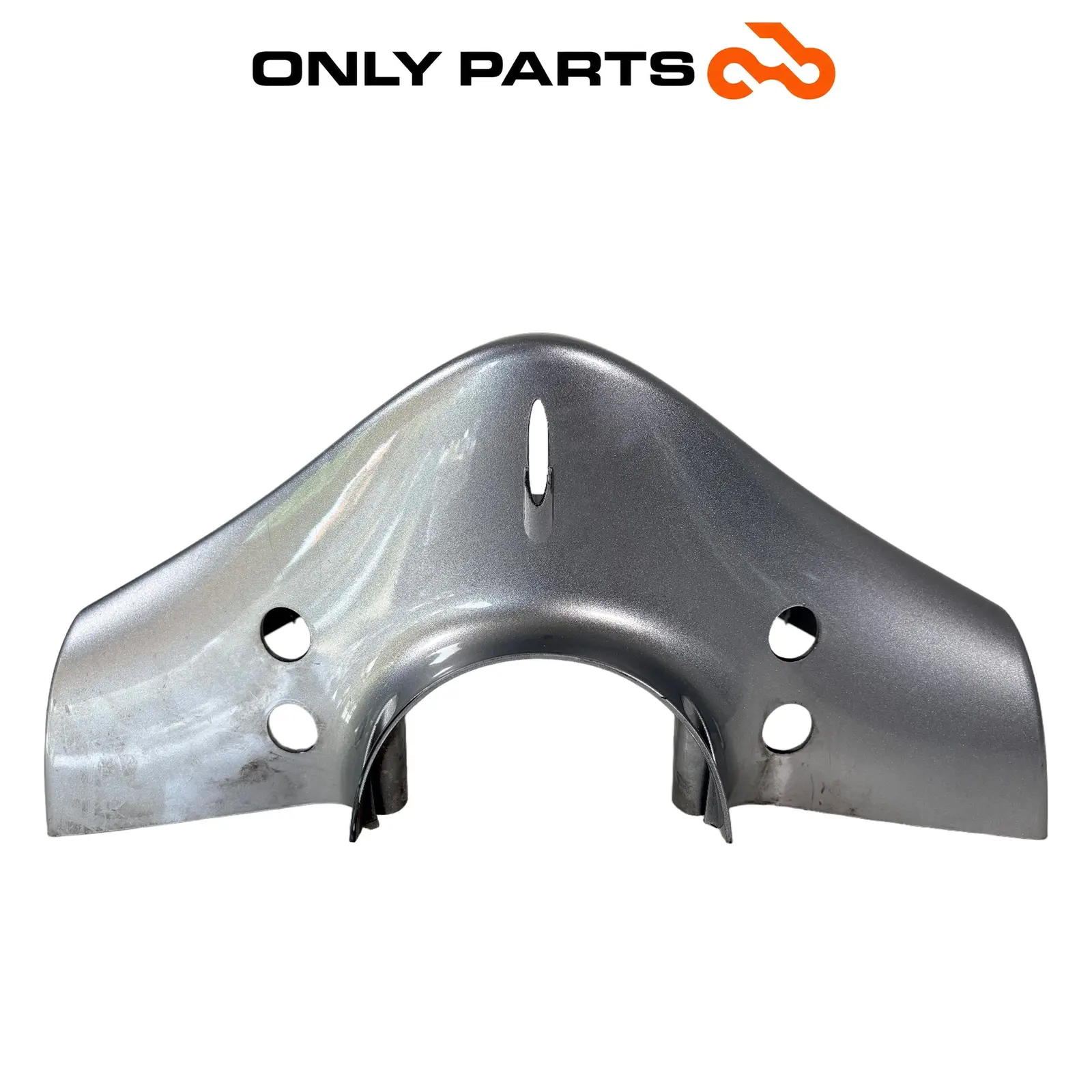 coprimanubrio anteriore / cover faro Honda Sh 150cc 2008 Grigio usato — foto reale 8