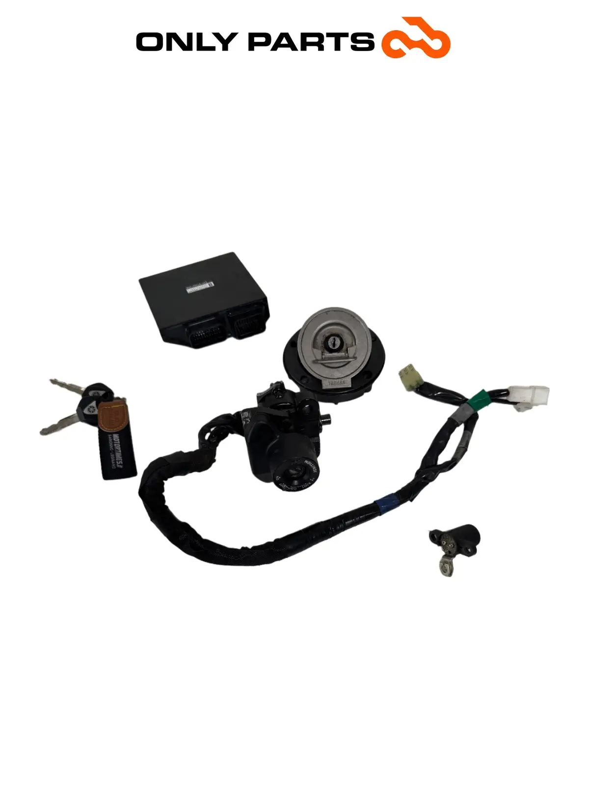 Kit chiavi completo / centralina ECU blocchetto + chiavi Yamaha Tracer 900cc 2019 Nero usato — foto reale 5