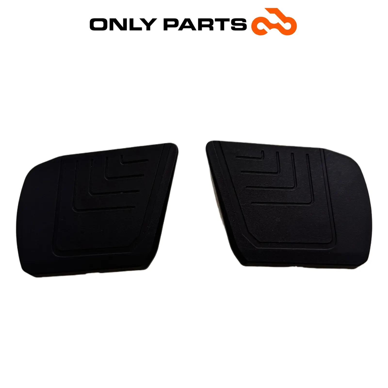 Coppia coperture pedana anteriore BMW C 400 X 400cc 2020 Blu usato — foto reale 3