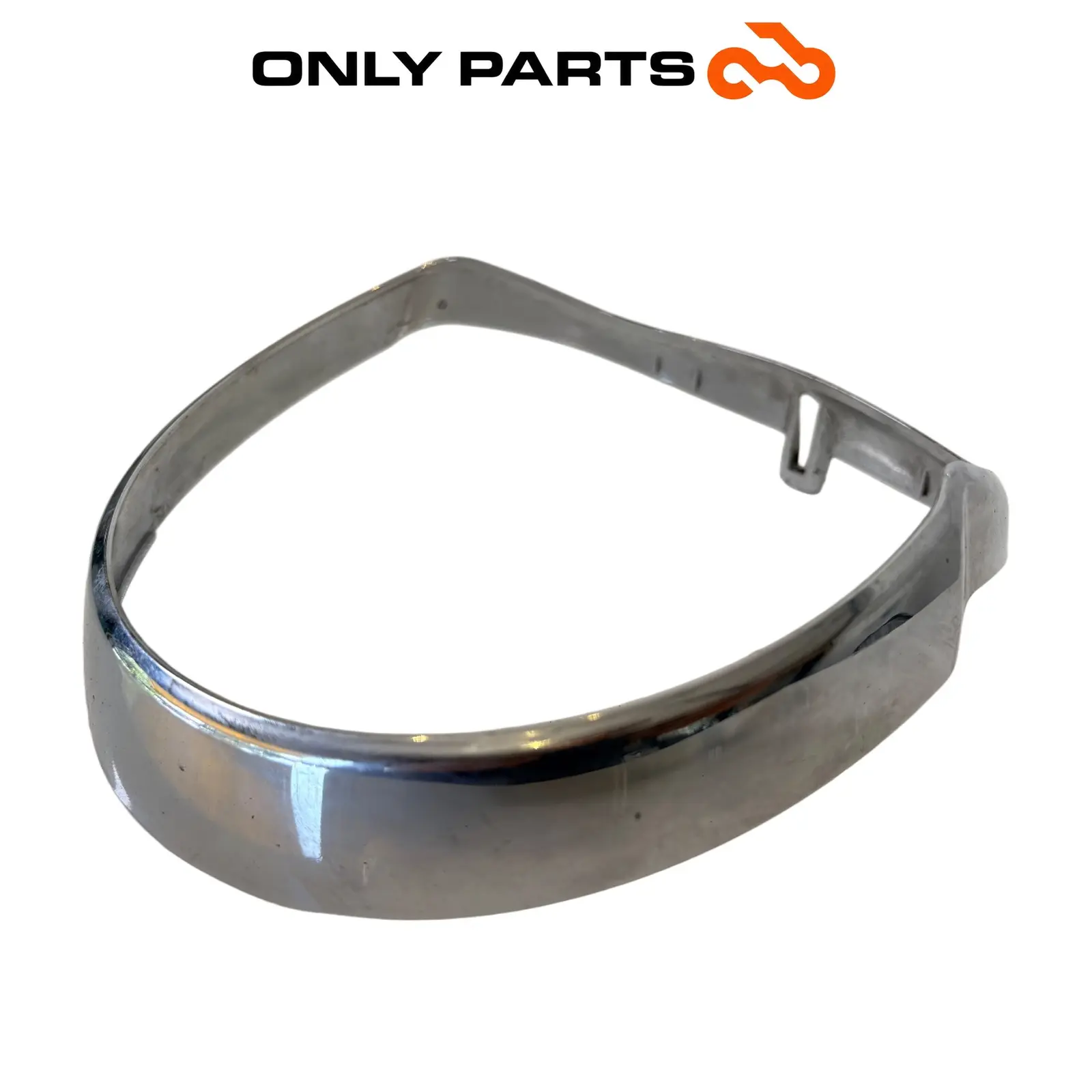 Cornice faro anteriore Aprilia Scarabeo 300cc 2010 Bianco usato — foto reale 3