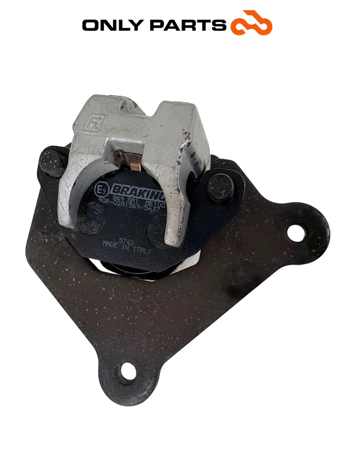 Pinza Freno Anteriore con Staffa e Pastiglie Kymco Agility R16+ 125 2015 Caliper Kymco Agility R16+ 125cc 2015 Nero usato — foto reale 6