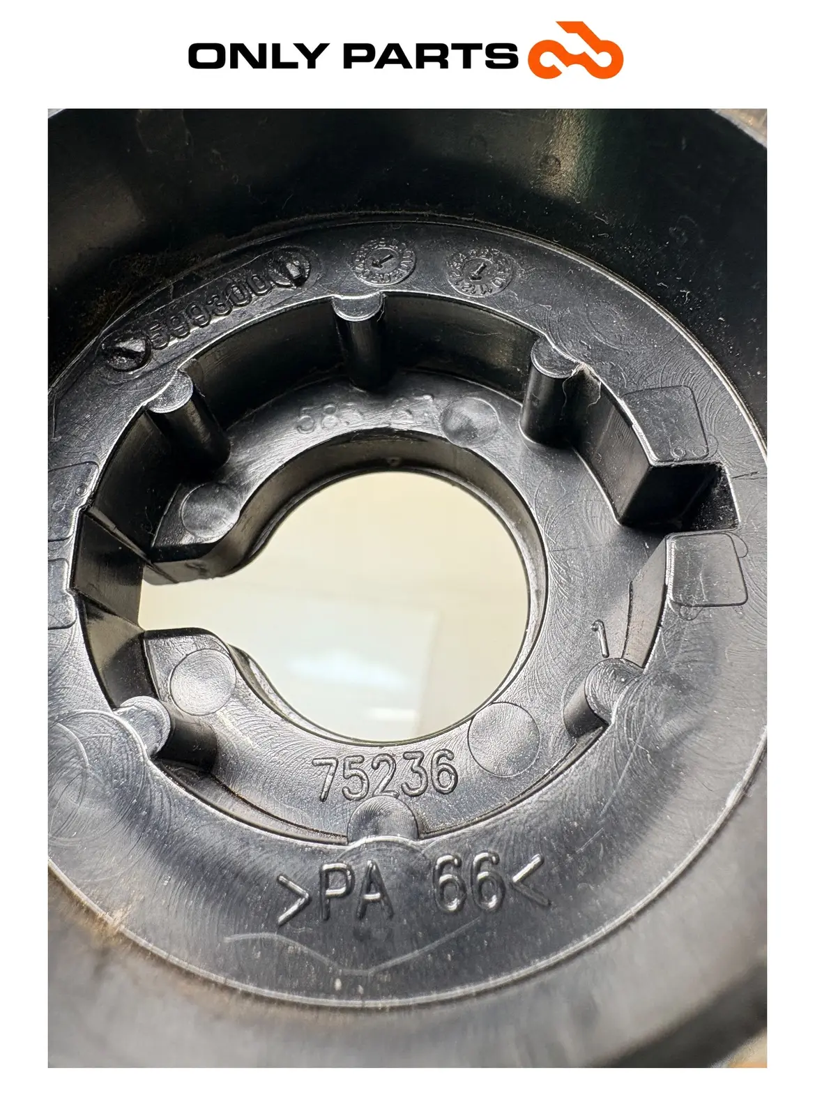 Collarino guida cavi forcella anteriore Aprilia Scarabeo 300cc 2010 Bianco usato — foto reale 5