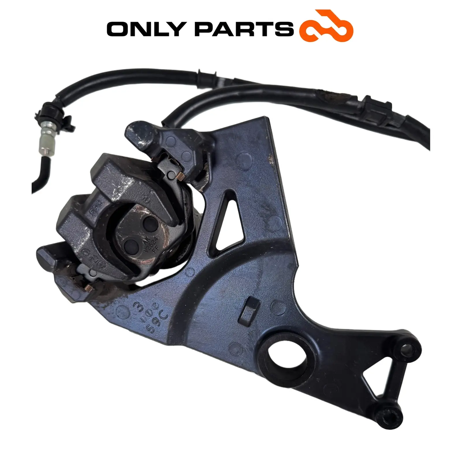 Used REAR BRAKE CALIPER + CABLE YAMAHA T-MAX 560CC 2021 SEE PHOTO Yamaha T-Max 560cc 2021 Antracite — real photo 8
