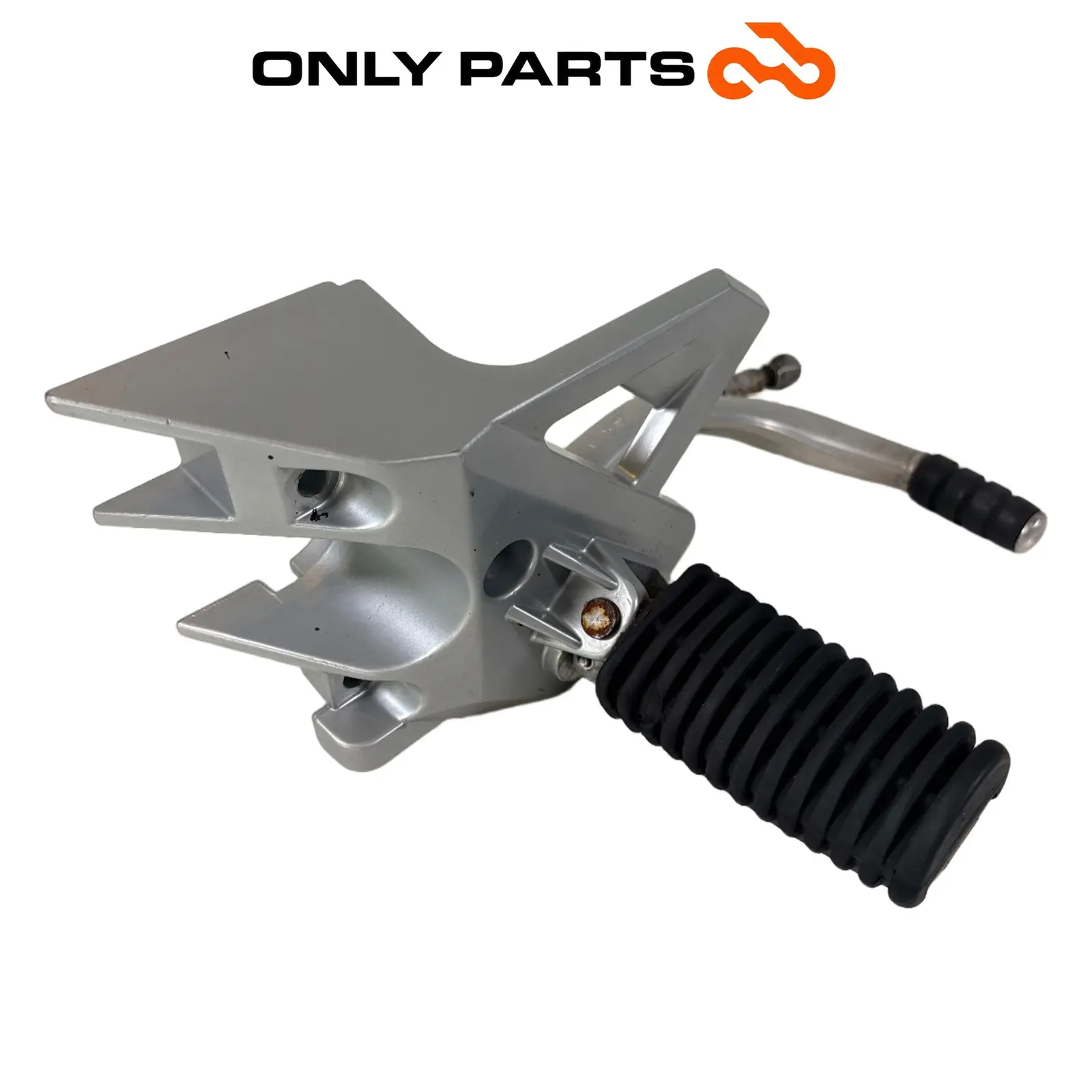 Piastra pedana sinistra con leva cambio e asta di rinvio (left footrest plate gear lever) BMW R 850 R 1997 BMW R 850 R usato — foto reale 6