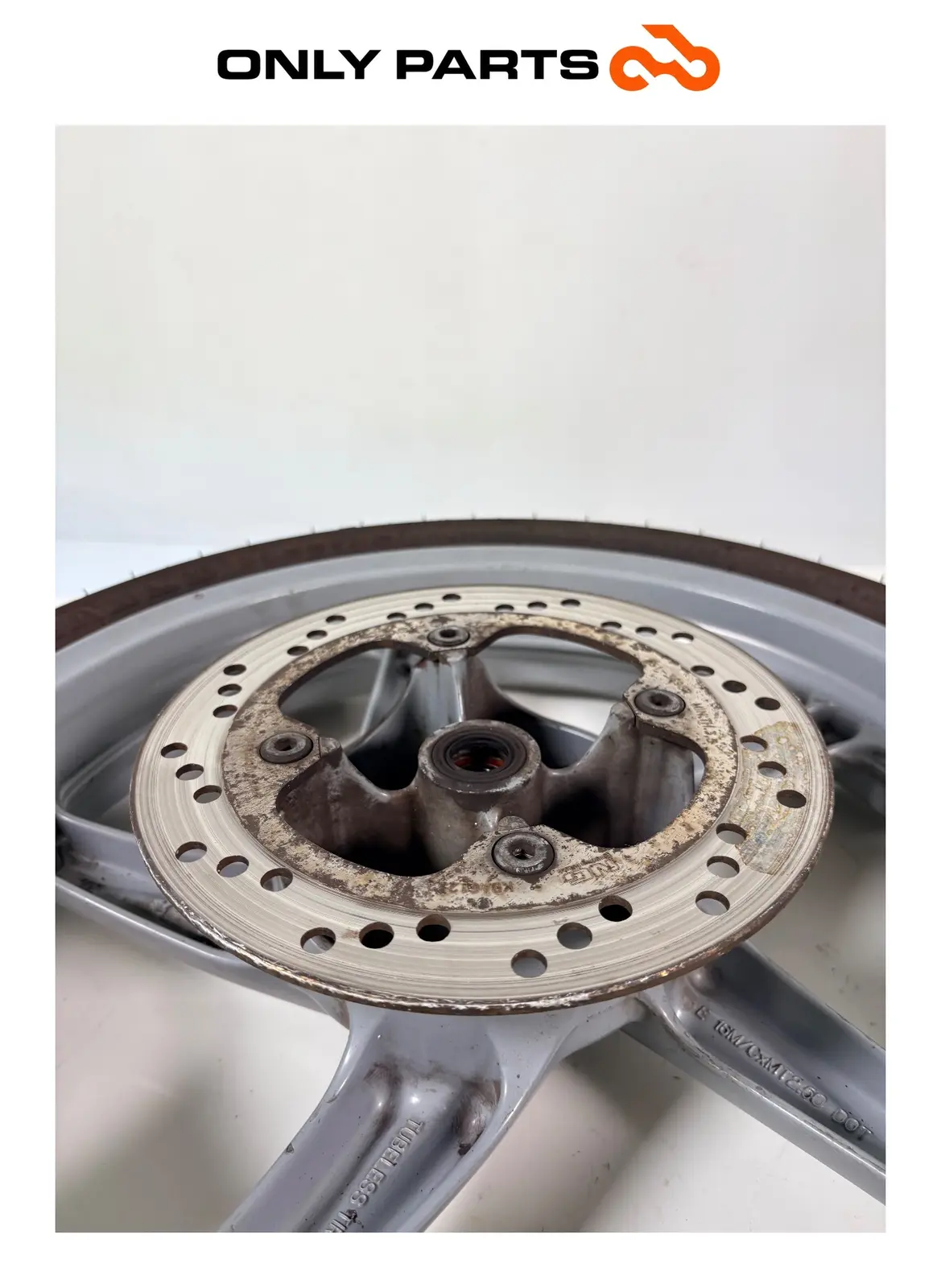 Cerchio anteriore Honda Sh 150cc 2002 Azzurro usato — foto reale 5