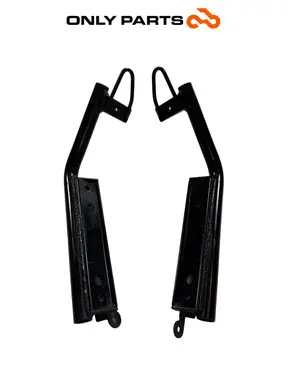 coppia staffe supporto pedana Honda PCX 125cc 2011 Grigio usato — foto reale 1