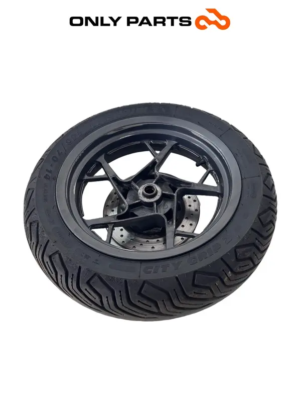 CERCHIO RUOTA POSTERIORE COMPLETO + DISCO ABS YAMAHA X-MAX 125 2014 / REAR WHEEL — 4