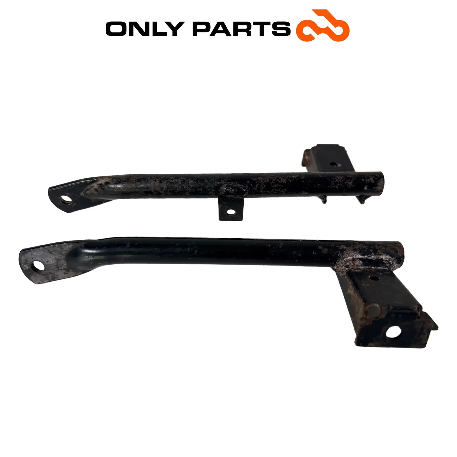coppia staffe supporto pedana Honda Sh 150cc 2008 Grigio usato — foto reale 1
