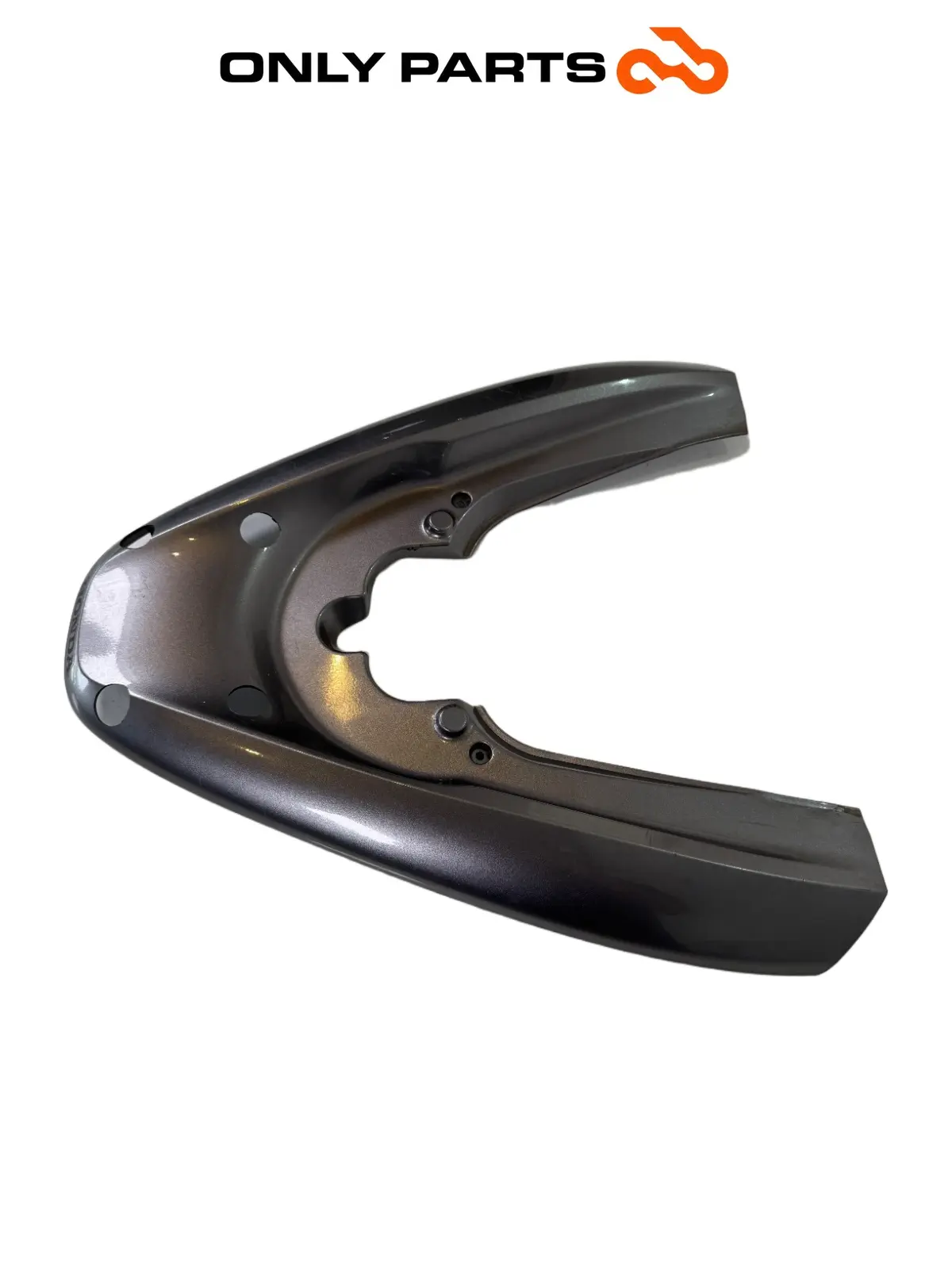 Used PASSENGER GRAB HANDLE COVER REAR SPOILER HONDA PCX 125 2011 Honda PCX 125cc 2011 Grigio — real photo 4