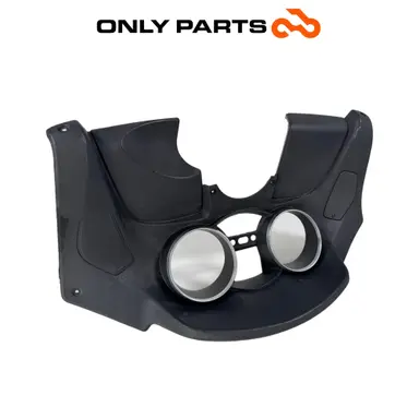 Cornice cruscotto cover strumentazione Piaggio MP3 250cc 2009 Grigio usato — foto reale 6