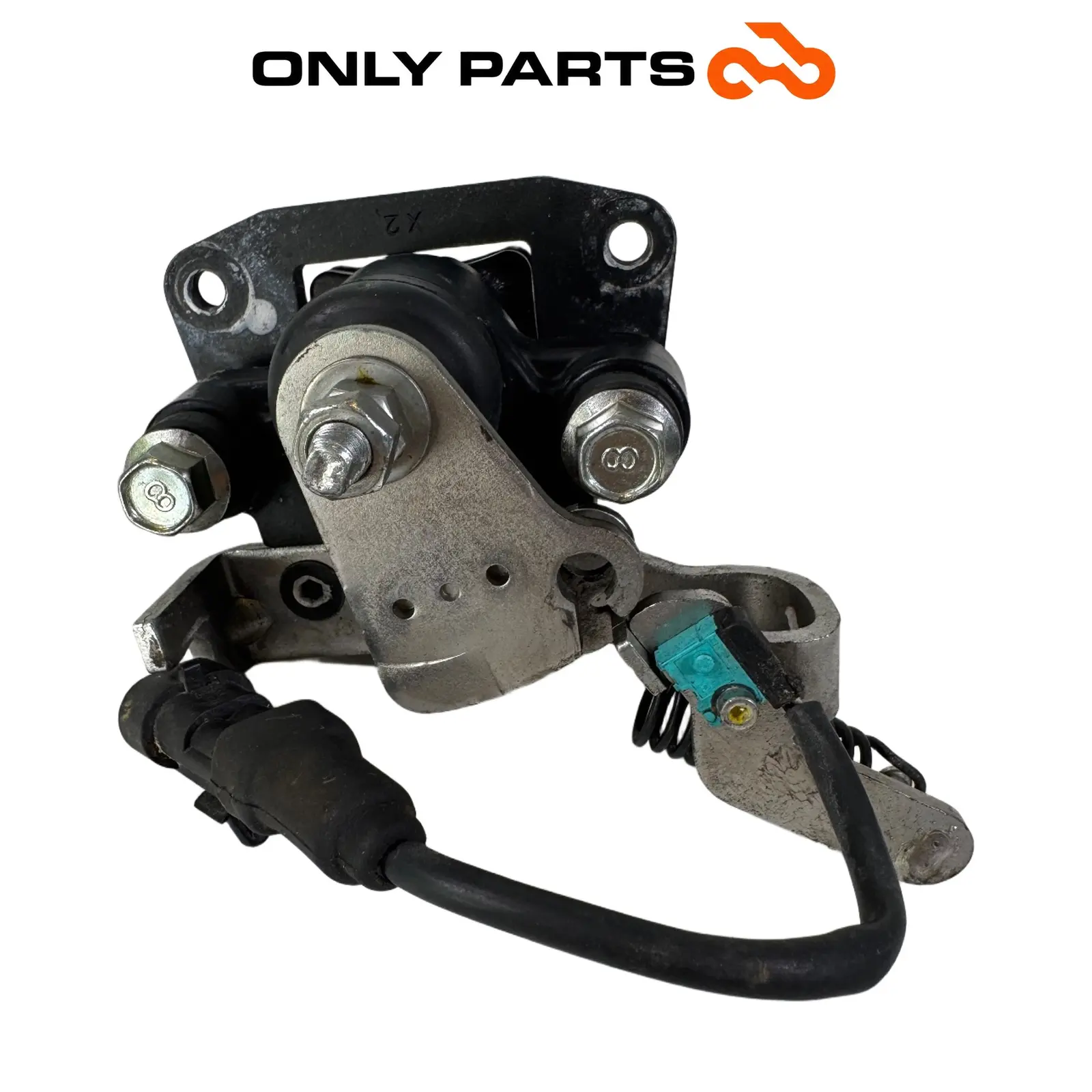 Pinza freno anteriore antirollio stazionamento Piaggio MP3 250cc 2009 Grigio usato — foto reale 9