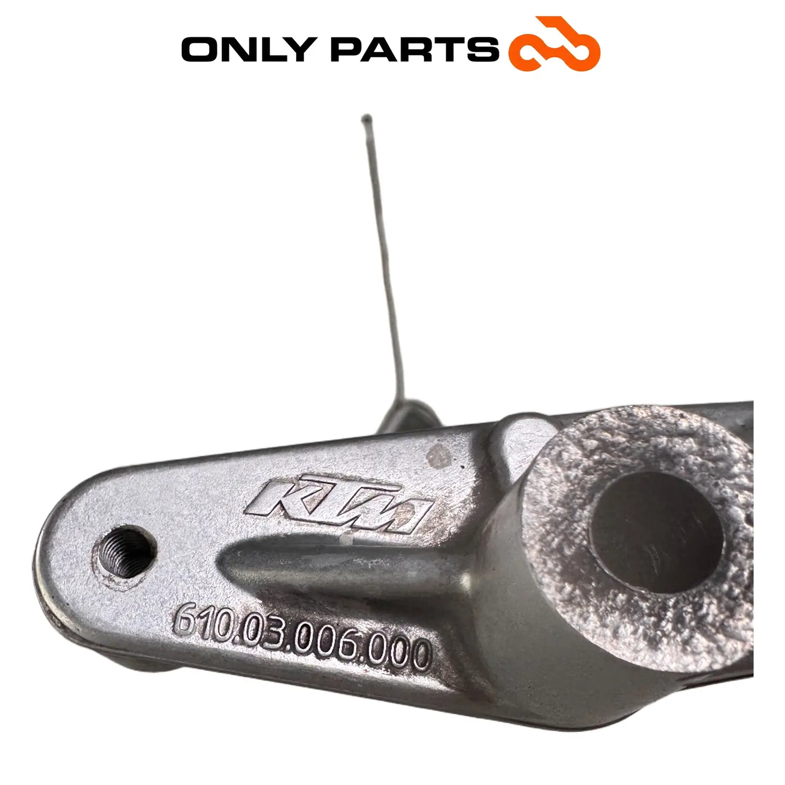 Coppia supporti motore KTM Super Duke 990cc 2006 Nero/Arancione usato — foto reale 6