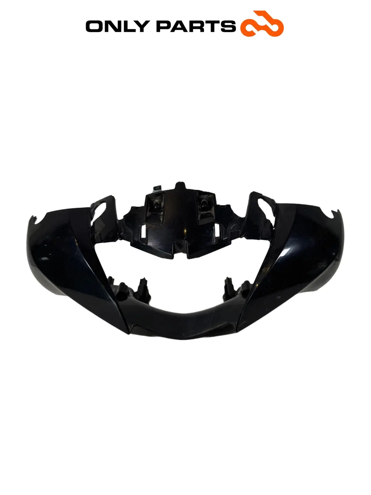 Gebrauchte LENKERVERKLEIDUNG VORNE HONDA SH 150 2017 OEM 53205-K77-D000 Honda SH 150cc 2017 Nero — echtes Foto 2