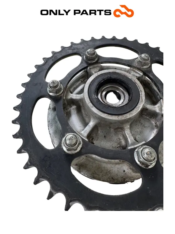 CORONA POSTERIORE + FLANGIA PORTACORONA KAWASAKI ER-5 ER5 500 2002 REAR SPROCKET — 5