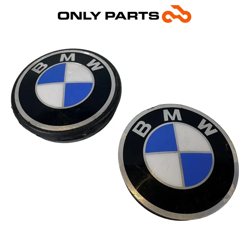 COPPIA STEMMI EMBLEMI FREGIO LOGO ORIGINALI BMW R 850 R 1997 / TANK BADGES PAIR