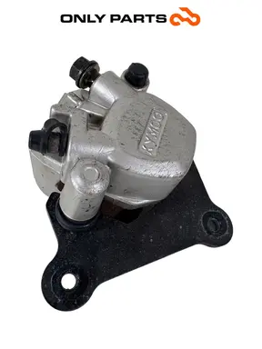 Pinza Freno Anteriore con Staffa e Pastiglie Kymco Agility R16+ 125 2015 Caliper Kymco Agility R16+ 125cc 2015 Nero usato — foto reale 5