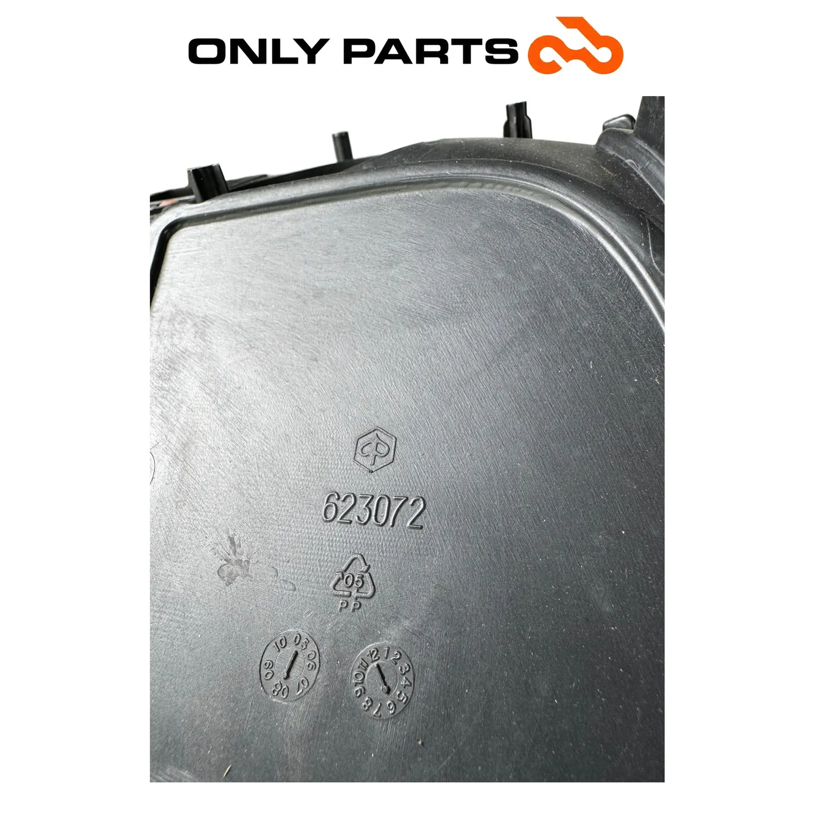 Cornice cruscotto cover strumentazione Piaggio MP3 250cc 2009 Grigio usato — foto reale 12