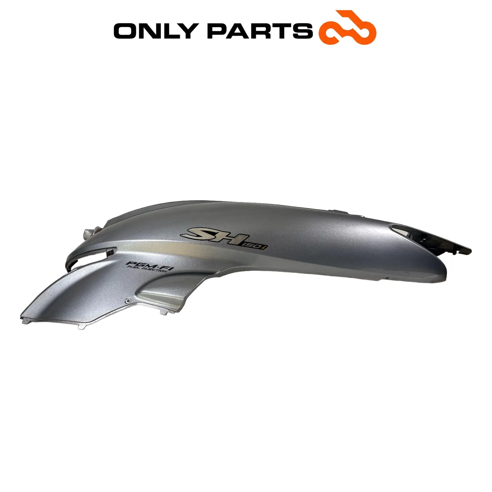 Fianchetto posteriore SX Honda Sh 150cc 2008 Grigio usato — foto reale 2