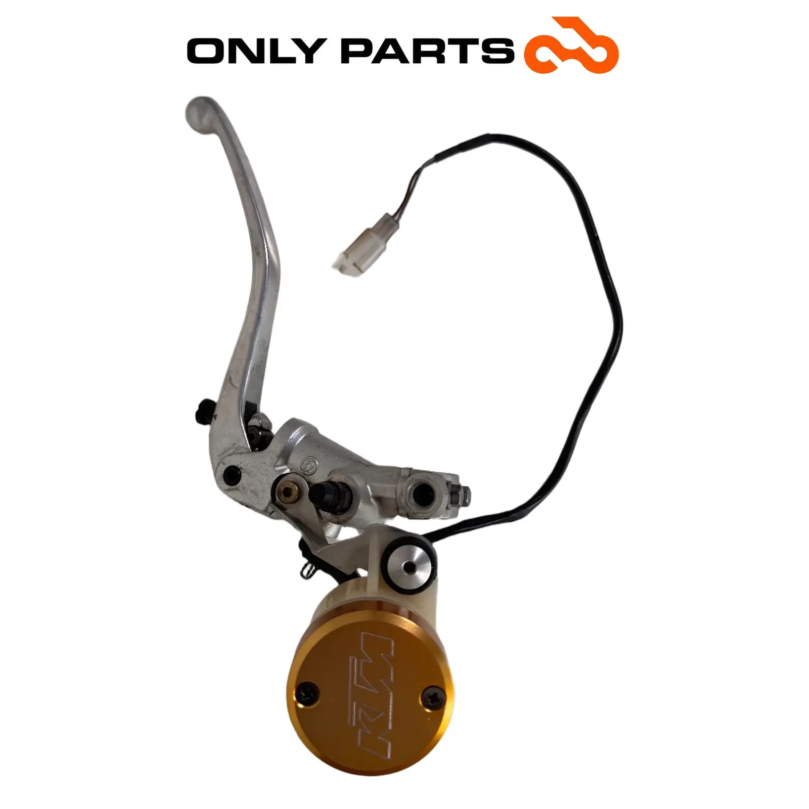 Gruppo pompa freno anteriore radiale KTM Super Duke 990cc 2006 Nero/Arancione usato — foto reale 6