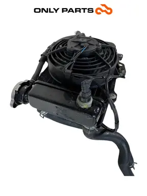 Radiatore acqua + ventola Honda Sh 125cc 2004 Rosso usato — foto reale 1