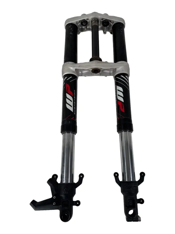 FORCELLA ANTERIORE COMPLETA WP STELI + PIASTRA KTM DUKE 200 2012 / FRONT FORK — 2