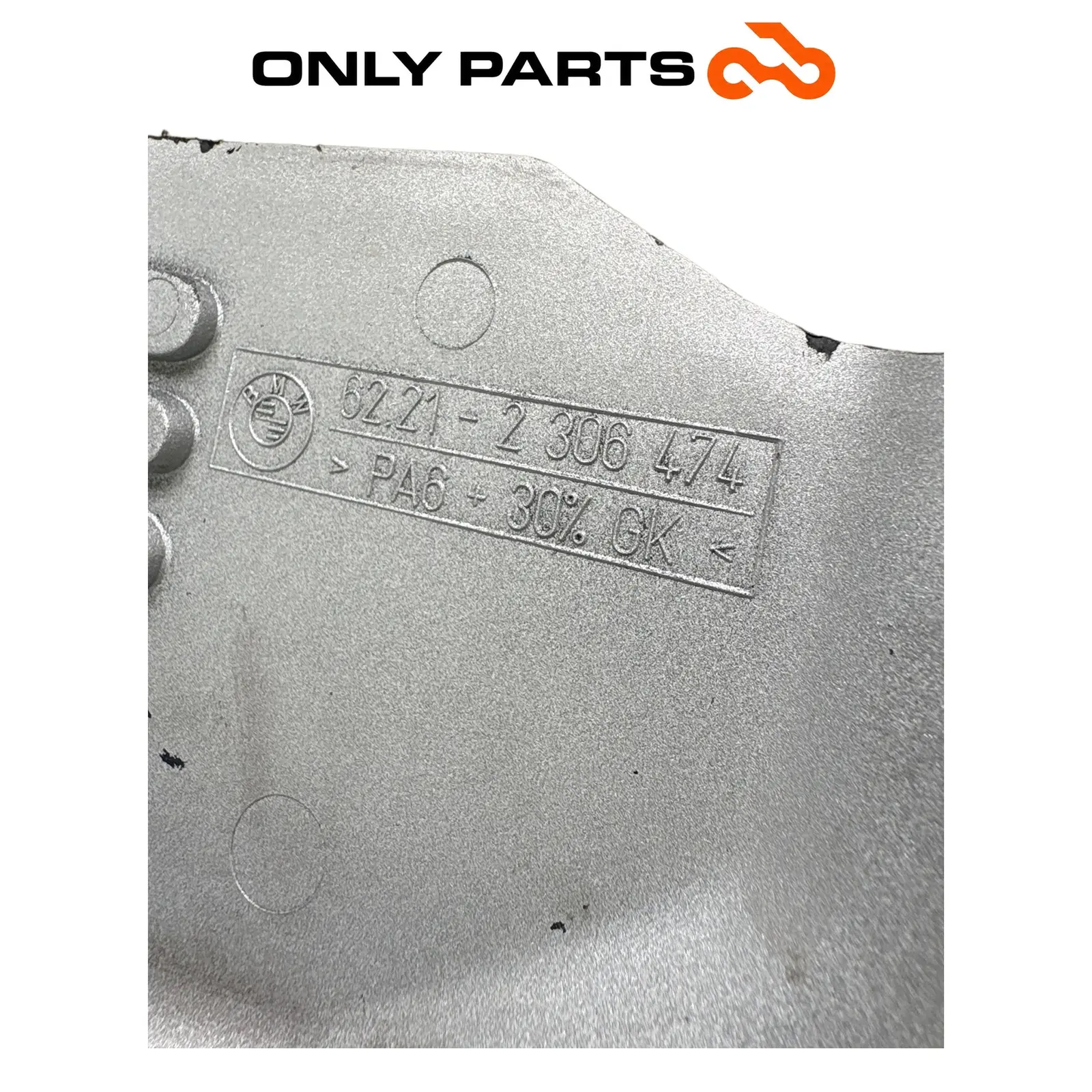 Protezione testata cilindro in plastica grigia (cylinder head cover) BMW R 850 R 1997 BMW R 850 R usato — foto reale 7