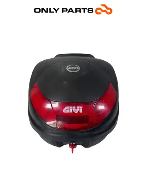 Used GIVI REAR TOP CASE HELMET BOX HONDA PCX 125CC UNIVERSAL Honda PCX 125cc 2011 Grigio — real photo 2