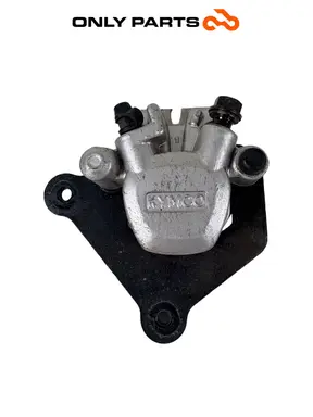 Pinza Freno Anteriore con Staffa e Pastiglie Kymco Agility R16+ 125 2015 Caliper Kymco Agility R16+ 125cc 2015 Nero usato — foto reale 2