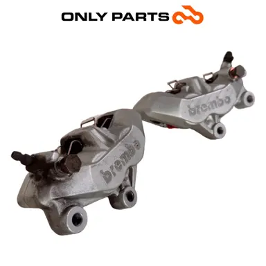 Coppia pinze freno anteriori KTM Super Duke 990cc 2006 Nero/Arancione usato — foto reale 7